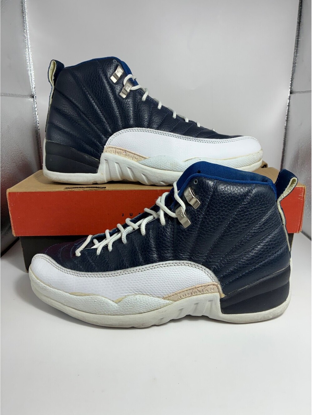 Size 9.5 - Nike Air Jordan 12 Obsidian 1997 OG